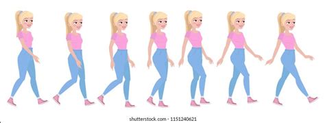 Woman Walk Cycle Animation