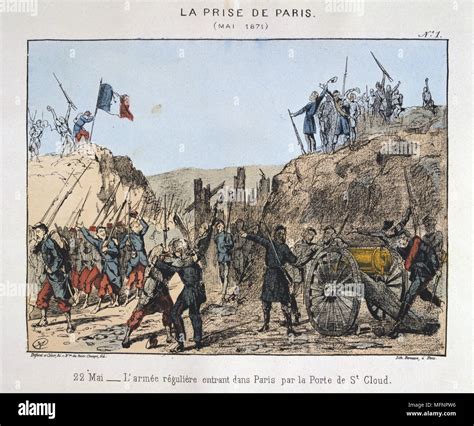 Paris Commune 26 March 28 May 1871 The Bloody Week Regular Government