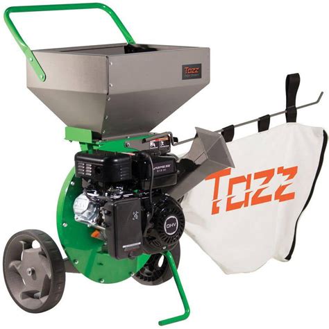 Tazz Chipper Shredders K32 Chipper Shredder With 212cc Viper Engine Green