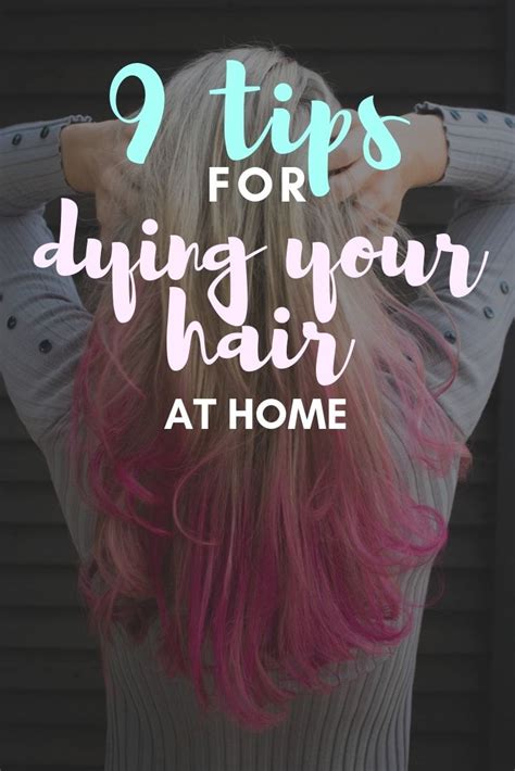 9 Tips To Dye Your Hair At Home Blush And Pearls Dying Your Hair