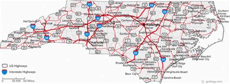 Map Of Wilson North Carolina Map Of North Carolina Cities North