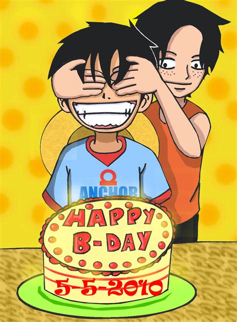 Happy Birthday Luffy By O Ale O On Deviantart