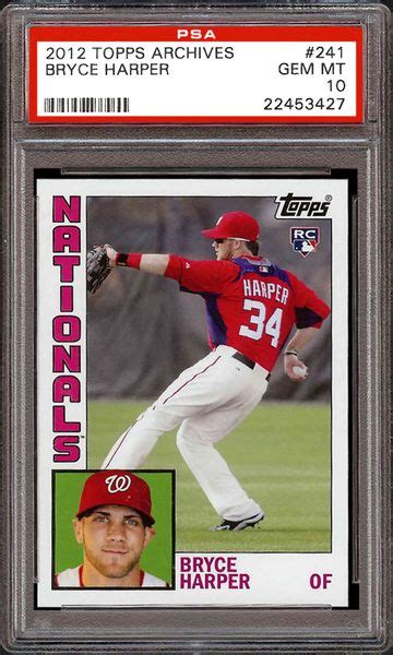 baseball cards 2012 topps archives psa cardfacts®
