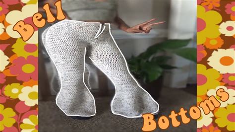 Crochet Bell Bottoms W Zipper Elastic Waistband Youtube
