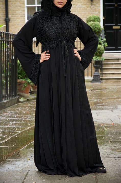 Majestic Empress Lace Abaya Majestic Empress Lace Abaya Is Extemely Rich In Detail And Quality