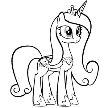 princess cadence coloring pages  print  color