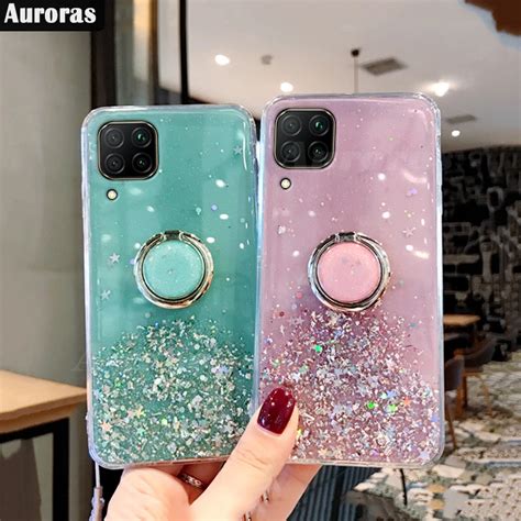 Auroras Funda De Lentejuelas Brillantes Para Huawei P40 Lite Carcasa