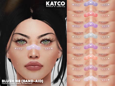 Katco Blush N8 Band Aid The Sims 4 Download Simsdomination Sims