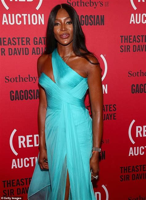 Naomi Campbell Dazzles In Electric Blue Gown As She Attends An Event In Maimi Photos