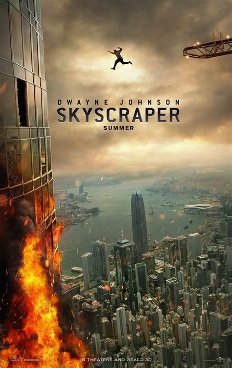 Dwayne Johnson 'soars' in 'Skyscraper' movie poster | The Global ...