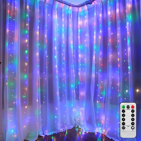300 Led Led String Lights Window Curtain String Light Wedding Party