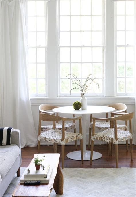 Not only does it have a classic finish, but it also features some quality construction from quality material, a factor that makes this dining. Odyssey White Dining Table | Dining room small, Small ...