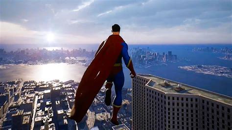 Superman Inspired Open World Game Unreal Engine 5 Gameplay Tech Demo