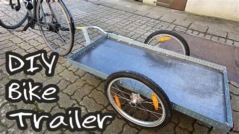 Diy Budget Bike Trailer Youtube