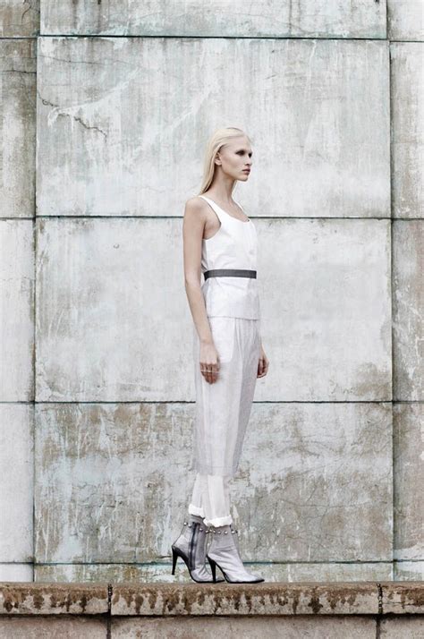 Yulia Lobova By Emily Laye In Statue Blanc For Fashion Gone Rogue