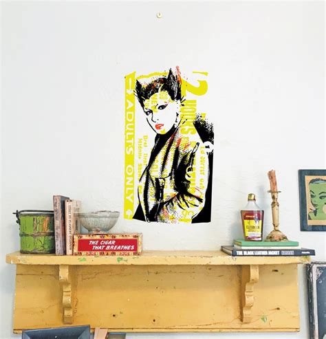 Soo Catwoman Sue Catwoman Sex Pistols Poster Punk Art Etsy Uk