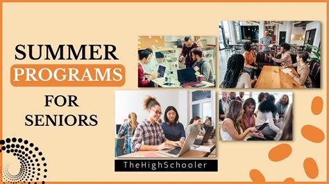 8 Summer Programs For High School Seniors To Apply Thehighschooler