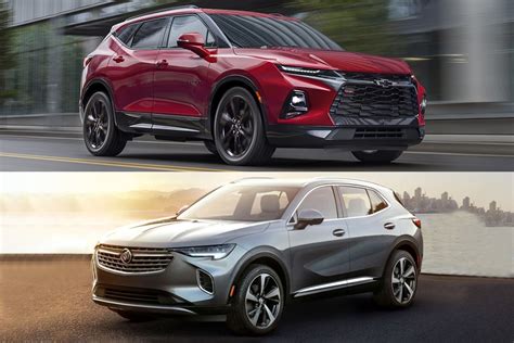 2021 Chevrolet Blazer Vs 2021 Buick Envision Which Is Better