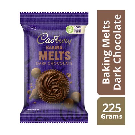 Buy Cadbury Baking Dark Chocolate Melts 225g Coles