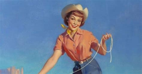 Cowgirls Pinup Art And Illustrations 24 Trading Cards Set