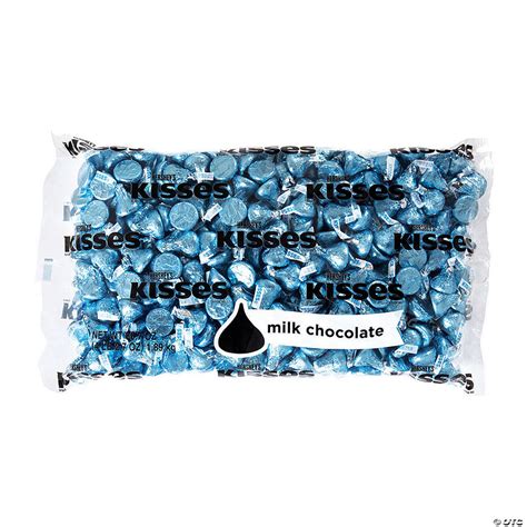 HERSHEY S KISSES Milk Chocolates Blue 66 7 Oz Oriental Trading