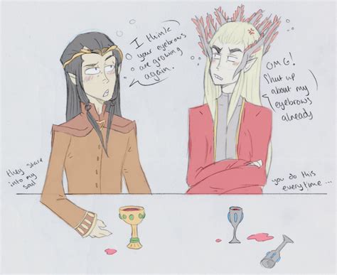 Elrond And Thranduil Trade By Geckospine On Deviantart