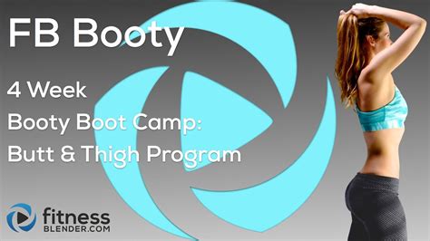 New Fitness Blender S Booty Boot Camp Week Butt Thigh Program Youtube