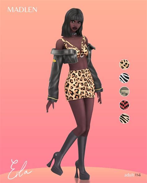 Erla Outfit Bundle Madlen Sims 4 Mods Clothes Sims 4 Clothing