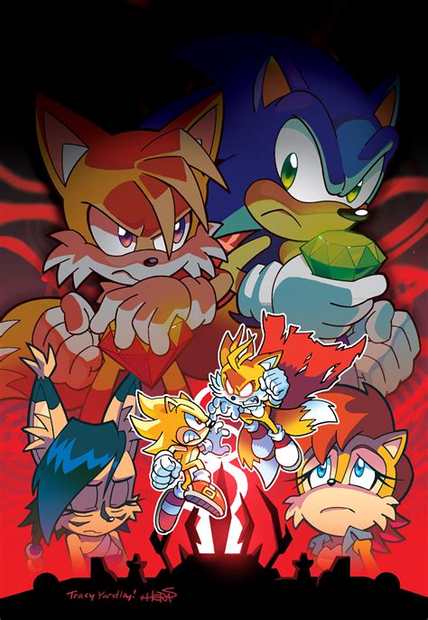 Sonic Vs Tails Coloring Commission By Herms85 On Deviantart