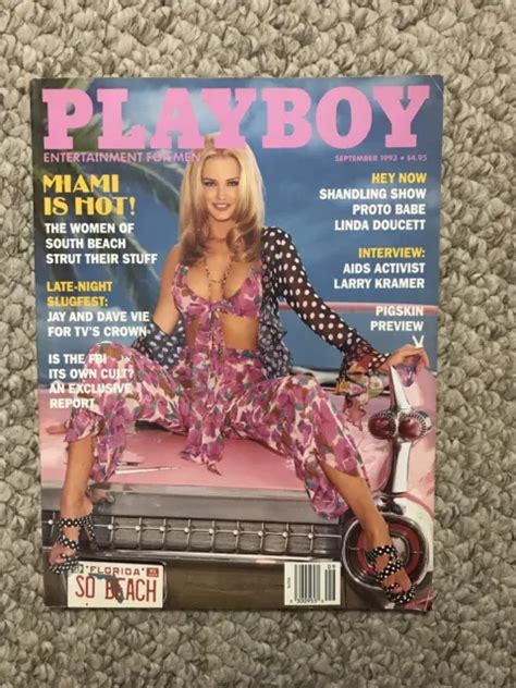Playboy Magazine Sept Linda Doucett Larry Kramer Sarah Jessica
