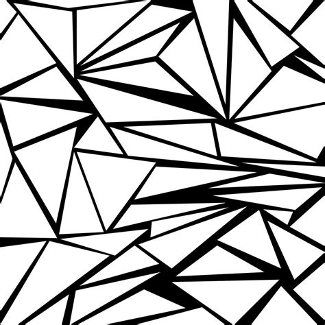 Fond Géométrique Blanc Et Noir Avec Des Formes De Triangle 625659 Art