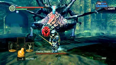 Dark Souls Walkthrough Gaping Dragon Boss Fight Dragon King Greataxe Part 028