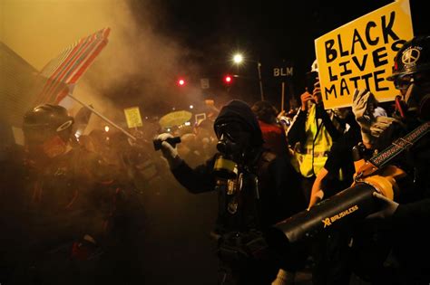 Photos Portland Protesters Clash With Police Cnn
