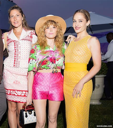 Jemima Kirke Shows Off Her Boobs Through Sexy Dress