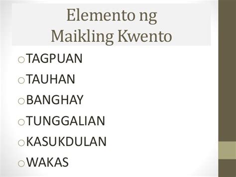 Mga Elemento Ng Maikling Kwento Mobile Legends