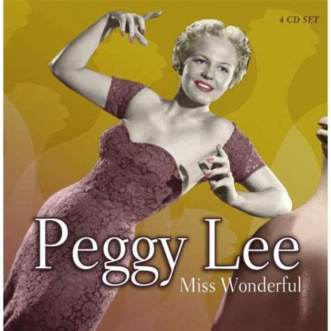 Peggy Lee Miss Wonderful 4 Cds Jpc