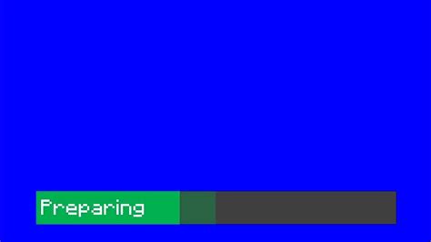 Minecraft Launcher Loading Effect Blue Screen Free To Use No