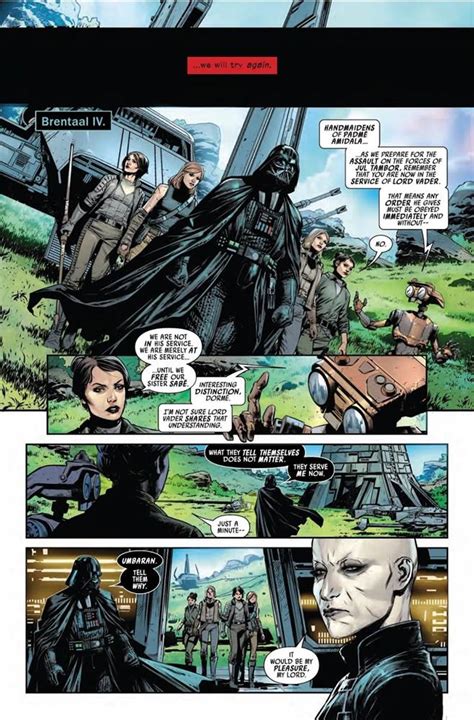 Comic Review The Dark Lord Tempts The Naboo Handmaidens In Star Wars