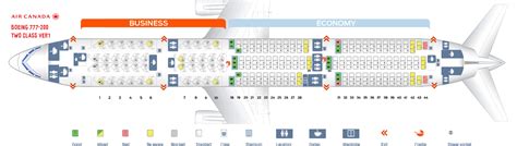 787 Dreamliner Seat Map Air Canada