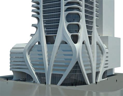 Zaha Hadids 1000 Museum Tower In Miami Courtesy Zaha Hadid