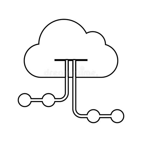 Cloud Security Icon Element Of Cyber Security For Mobile Concept And