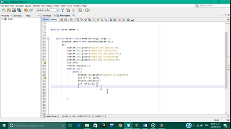 Camo Sacar El Rea Figuras Geom Tricas Con Netbeans Youtube