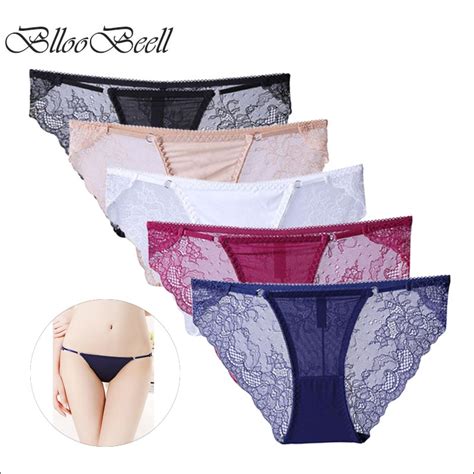 Blloobeell Soft Womens Underwear Low Rise Sexy Panties For Women Lace