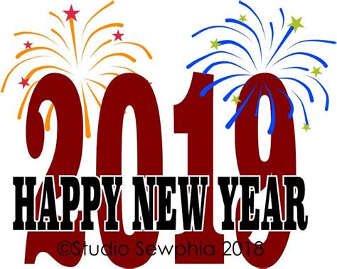 Happy New Year Free SVG | Silhouette projects, Free svg, Happy new year