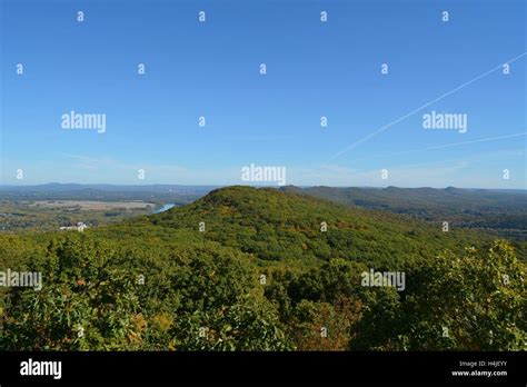 A View Atop Mt Tom In The Mt Tom State Reservationpark Of The