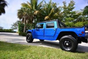 One Of A Kind Custom Hummer H1 Maserati Blue Painted Soft