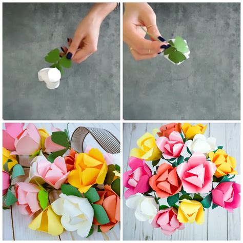How To Make Paper Tulips Spring Tulip Paper Flower Tutorial Paper