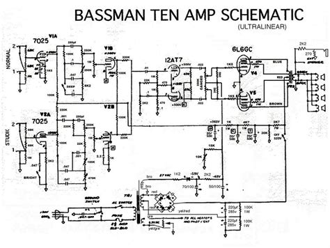 Fender Bassman Ten Schematic