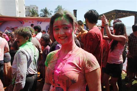 Holi Celebration By Bollywood Celebrities Hot Wet Vantage Point