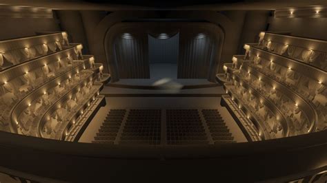 Opera Theater Realistic 3d Model 200 Fbx Max Obj Free3d